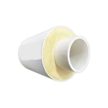 Cople Preaislado Pvc Ced.40 21/2" X 6"